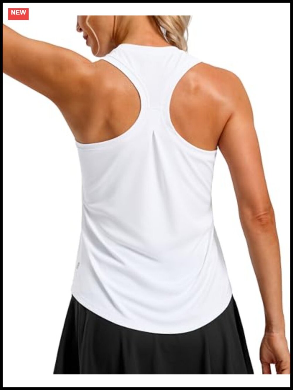 Racerback Athletic Tank Top Quick Dry Lightweight Gym Yoga Running Shirt